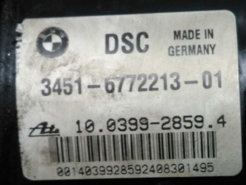 ABS BMW SERIE 3 BERLINA (E90) 34516772213 / P3-A8-19-2 / 10020602504 34516772213P3A819210020602504 - Vista 2