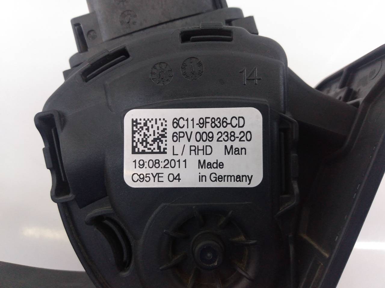 PEDAL ACELERADOR FORD TRANSIT CAJA CERRADA ´06 6C119F836CD / E3-B3-39-1 / 6PV00923820 6C119F836CDE3B33916PV00923820 - Vista 3