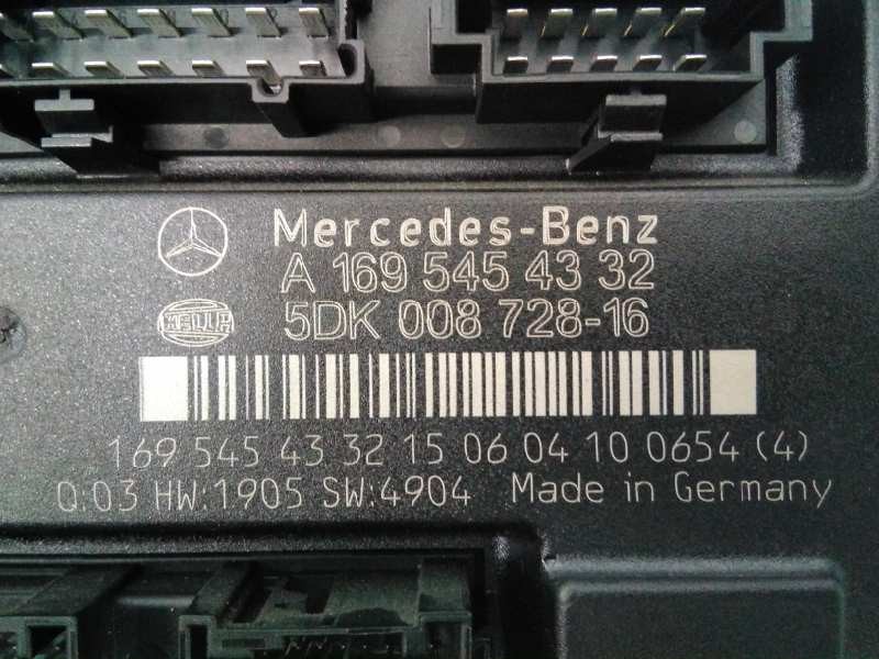 MODULO ELECTRONICO MERCEDES-BENZ CLASE A (W169) A1695454332 / E3-A1-8-7 / 5DK00872816 A1695454332E3A1875DK00872816 - Vista 3