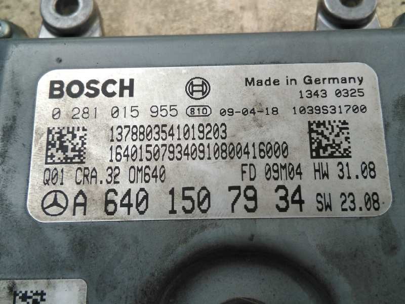 CENTRALITA MOTOR UCE MERCEDES-BENZ CLASE A (W169) A6401507934 / E3-A1-28-3 / 0281015955 A6401507934E3A12830281015955 - Vista 2