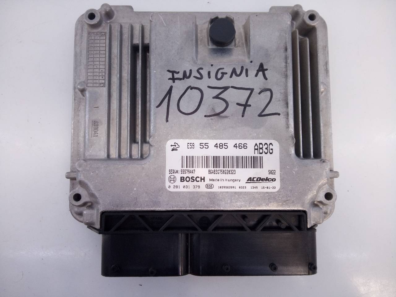 CENTRALITA MOTOR UCE OPEL INSIGNIA BERLINA 0281031379 / E3-A5-18-1 / 55485466 0281031379E3A518155485466