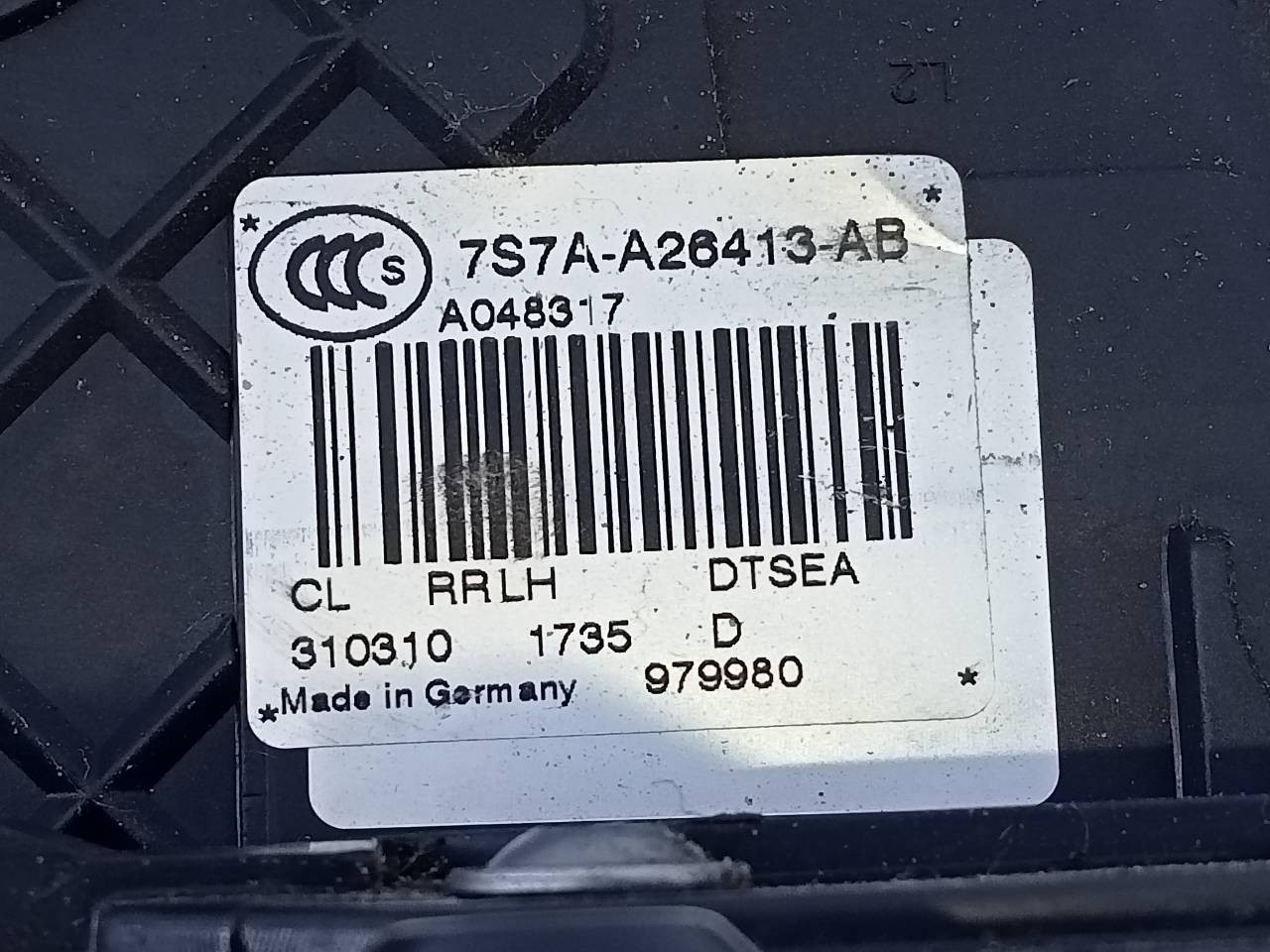 CERRADURA PUERTA TRASERA IZQUIERDA FORD MONDEO BER. (CA2) 7S7AA26413AB / E2-B3-55-1 7S7AA26413ABE2B3551 - Vista 3