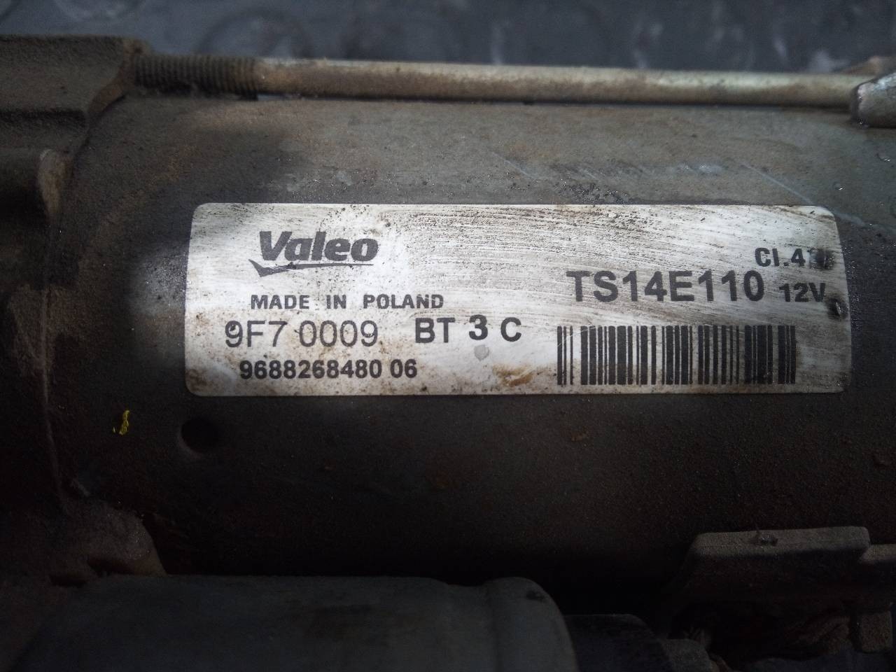 MOTOR ARRANQUE CITROËN BERLINGO STATION WAGON 9688268480 / P3--A10-23-2 / TS14E110 9688268480P3A10232TS14E110 - Vista 3