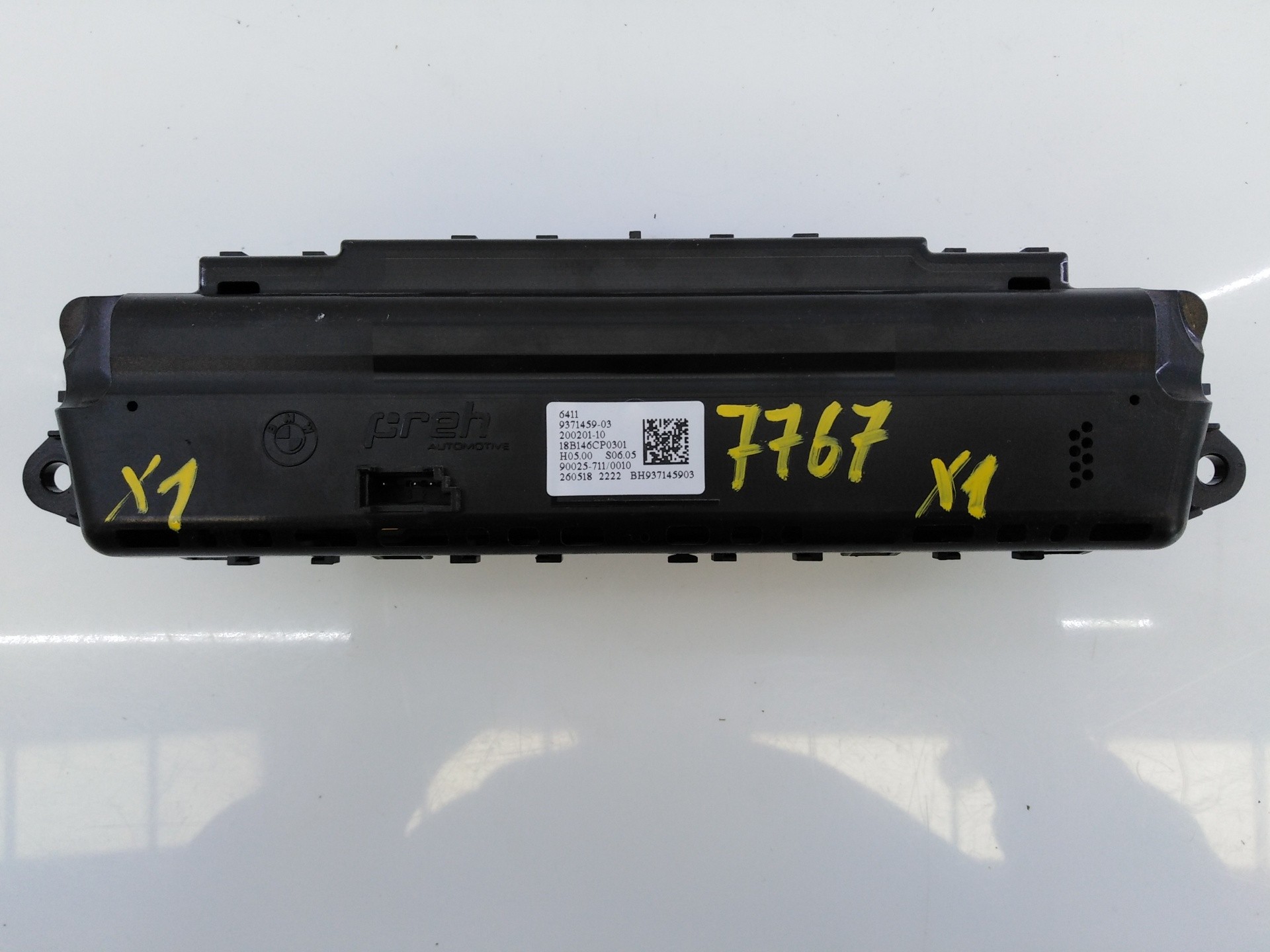 MANDO CLIMATIZADOR BMW SERIE X1 (F48) 937145903 / E3-A2-24-2 / 18B146CP0301 937145903E3A224218B146CP0301 - Vista 2