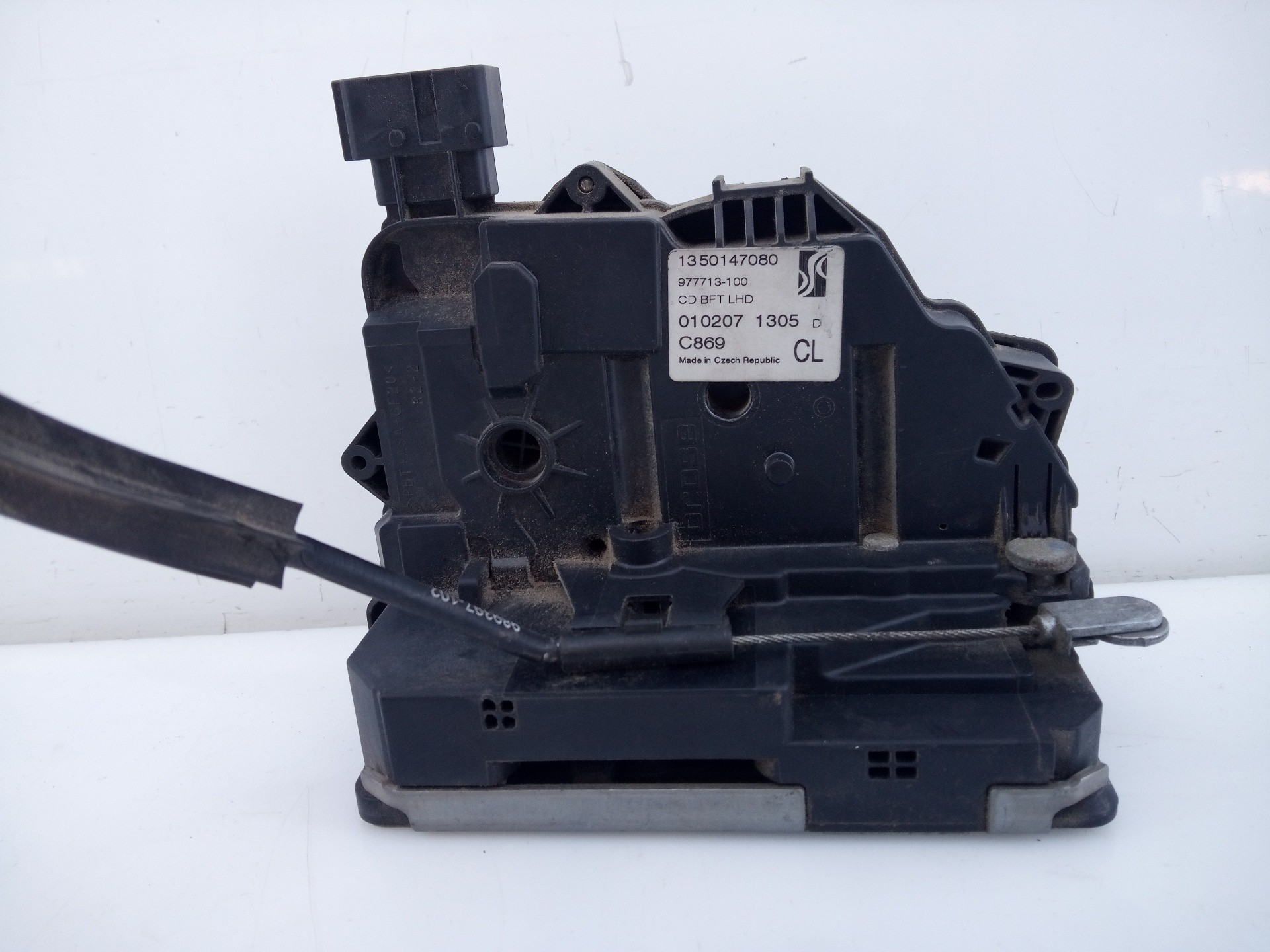 CERRADURA PUERTA DELANTERA DERECHA PEUGEOT BOXER KOMBI (RS3000)(333) 1350147080 / E1-A4-52-2 / 0102071305 1350147080E1A45220102071305 - Vista 3