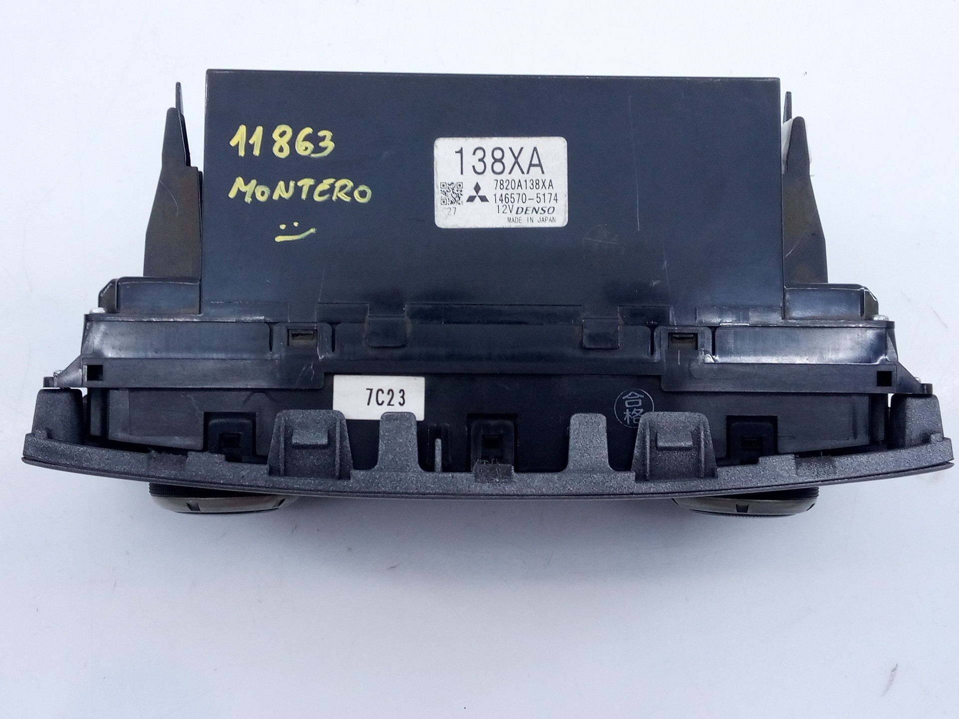 MANDO CLIMATIZADOR MITSUBISHI MONTERO (V80/V90) 7820A138XA / E3-A2-19-3 / 1465705174 7820A138XAE3A21931465705174 - Vista 2
