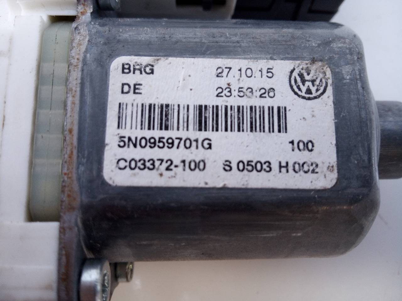 MOTOR ELEVALUNAS DELANTERO IZQUIERDO VOLKSWAGEN TIGUAN (5N2) 5N0959701G / E1-B6-39-2 / 0130822467 5N0959701GE1B63920130822467 - Vista 3