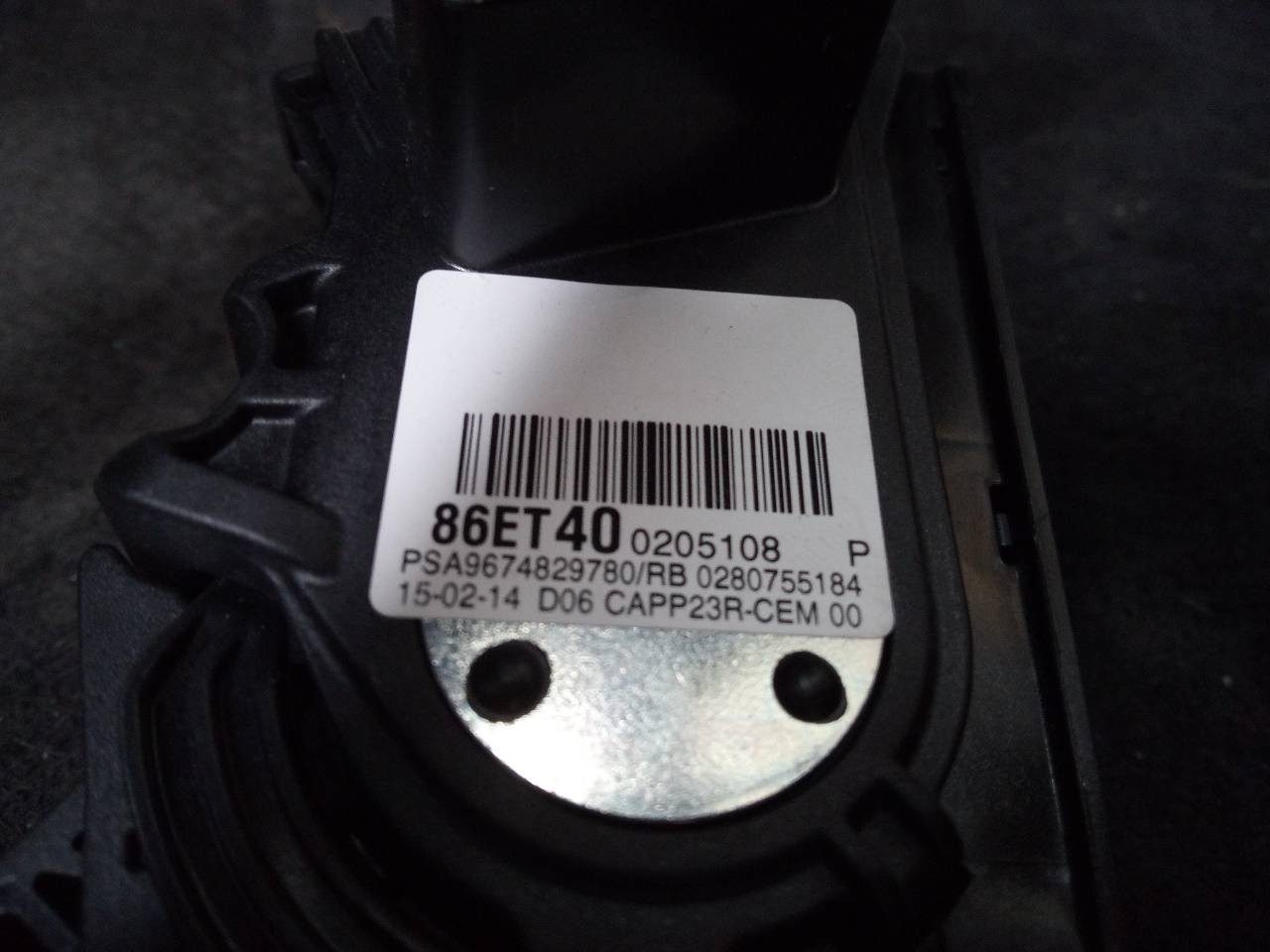 PEDAL ACELERADOR CITROËN C4 PICASSO 9674829780 9674829780 - Vista 2