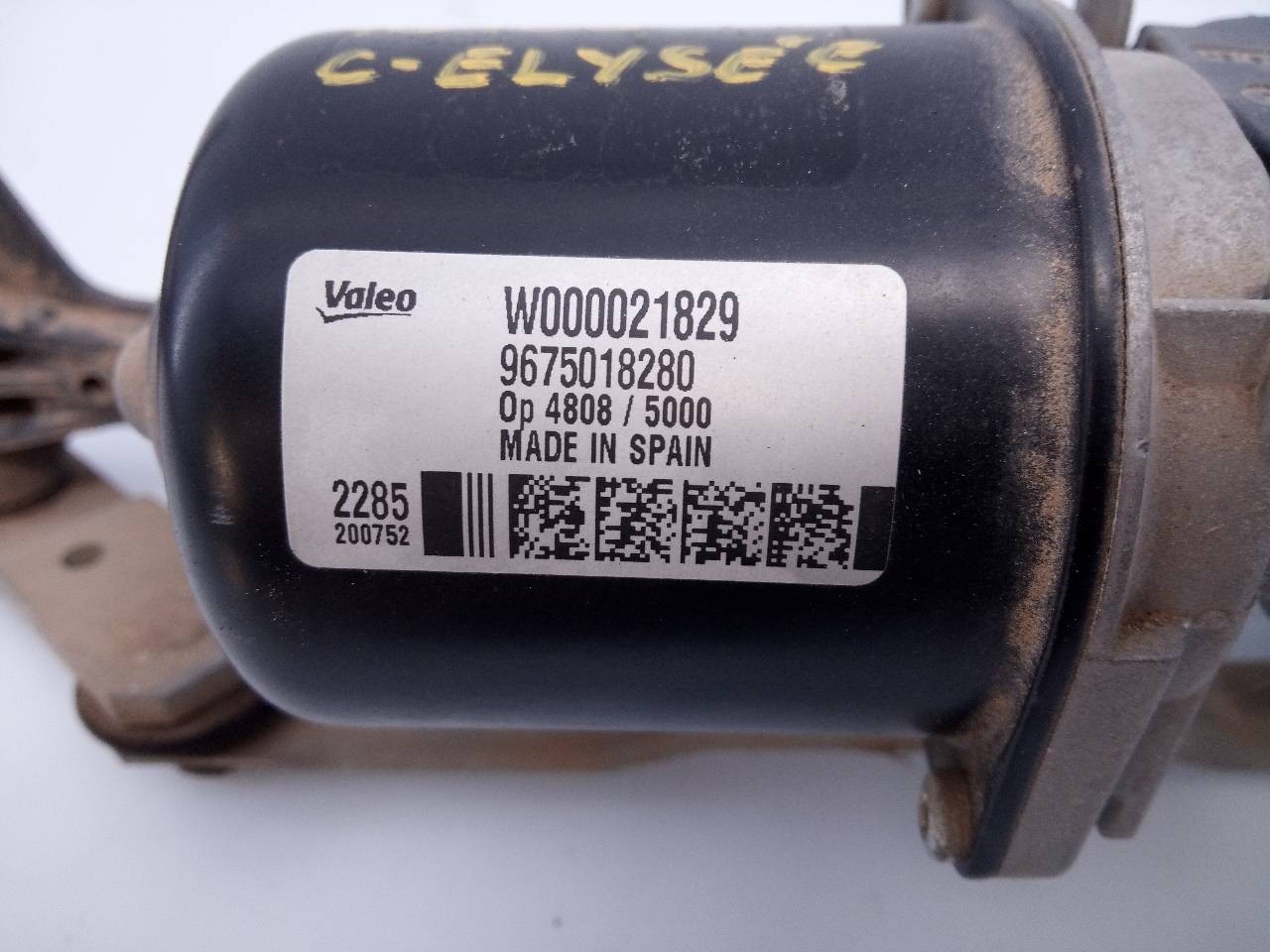 MOTOR LIMPIA DELANTERO CITROËN C-ELYSÉE 9675018280 / E1-A4-24-2 9675018280E1A4242 - Vista 2