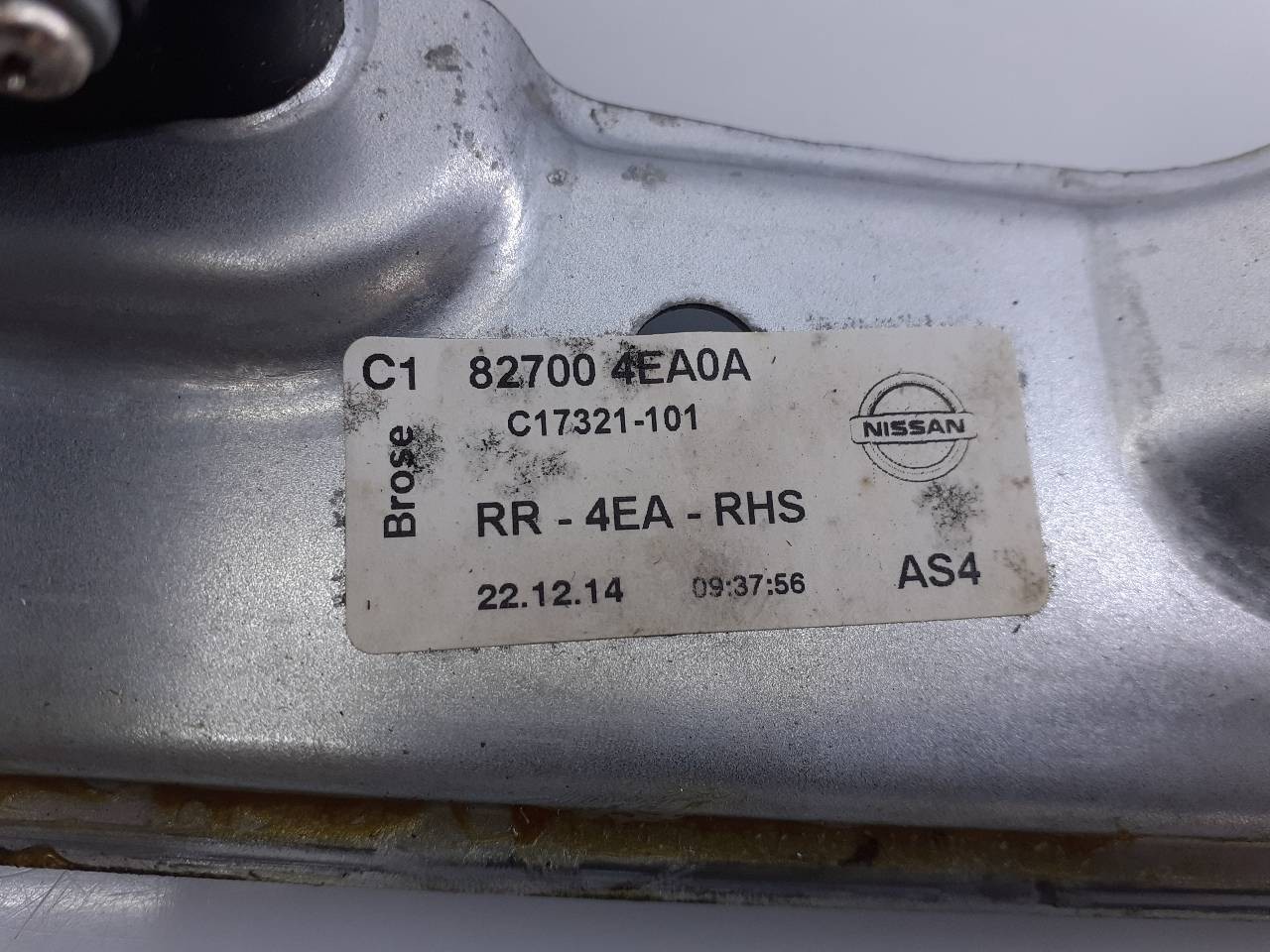 ELEVALUNAS TRASERO DERECHO NISSAN QASHQAI (J11) 827004EA0A / E2-A4-33-1 827004EA0AE2A4331 - Vista 3