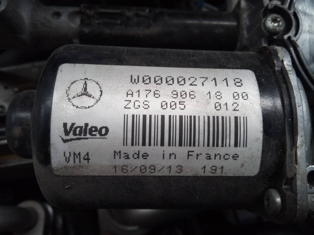 MOTOR LIMPIA DELANTERO MERCEDES-BENZ CLASE A (W176) A1769061800 A1769061800 - Vista 2