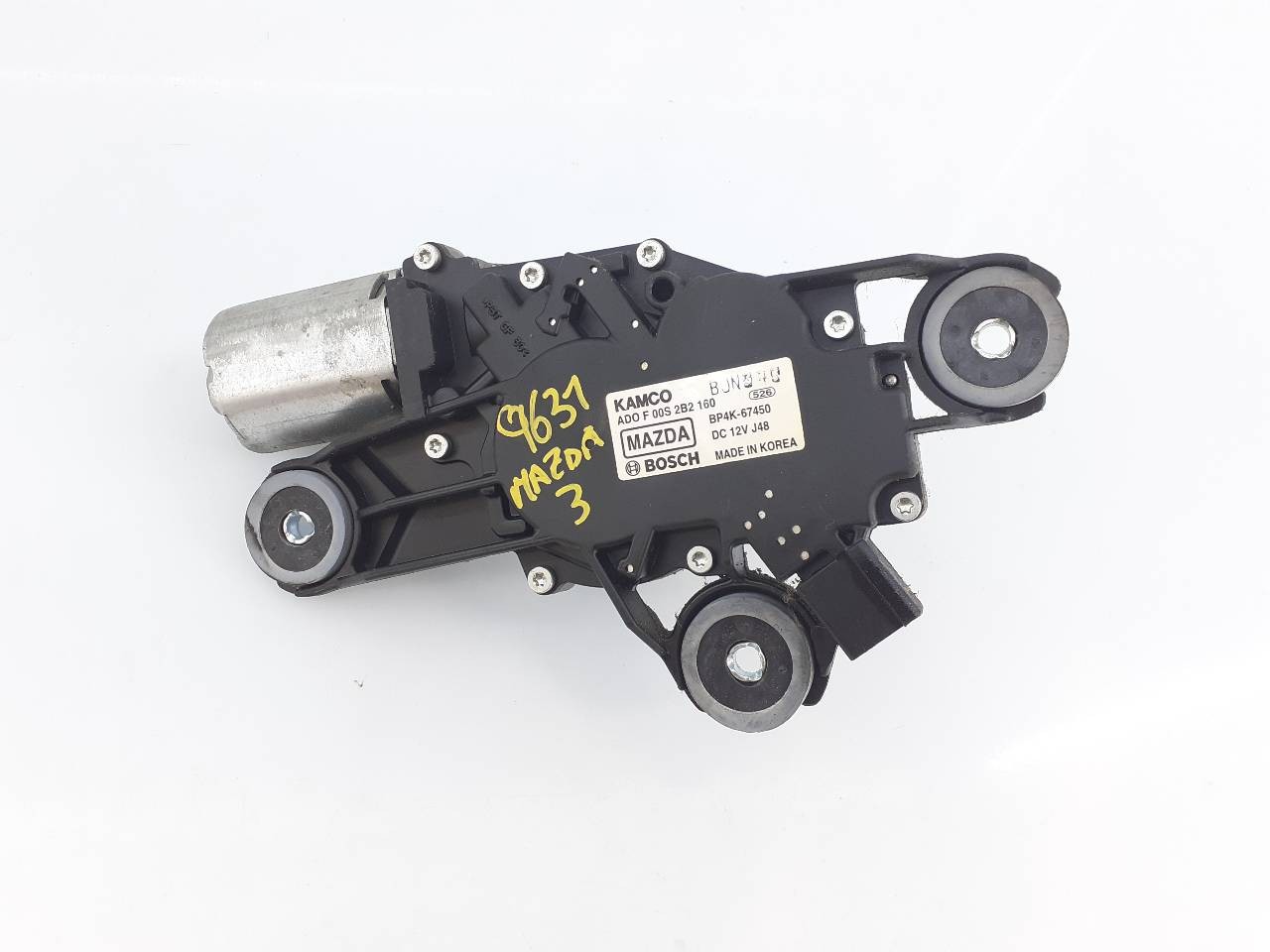 MOTOR LIMPIA TRASERO MAZDA 3 BERLINA (BK) F00S2B2160 / E2-A2-5-1 / BP4K67450 F00S2B2160E2A251BP4K67450