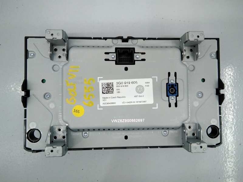 SISTEMA AUDIO / RADIO CD VOLKSWAGEN GOLF VII LIM. (5G1) 3G0919605 / E2-A1-12-3 3G0919605E2A1123 - Vista 3