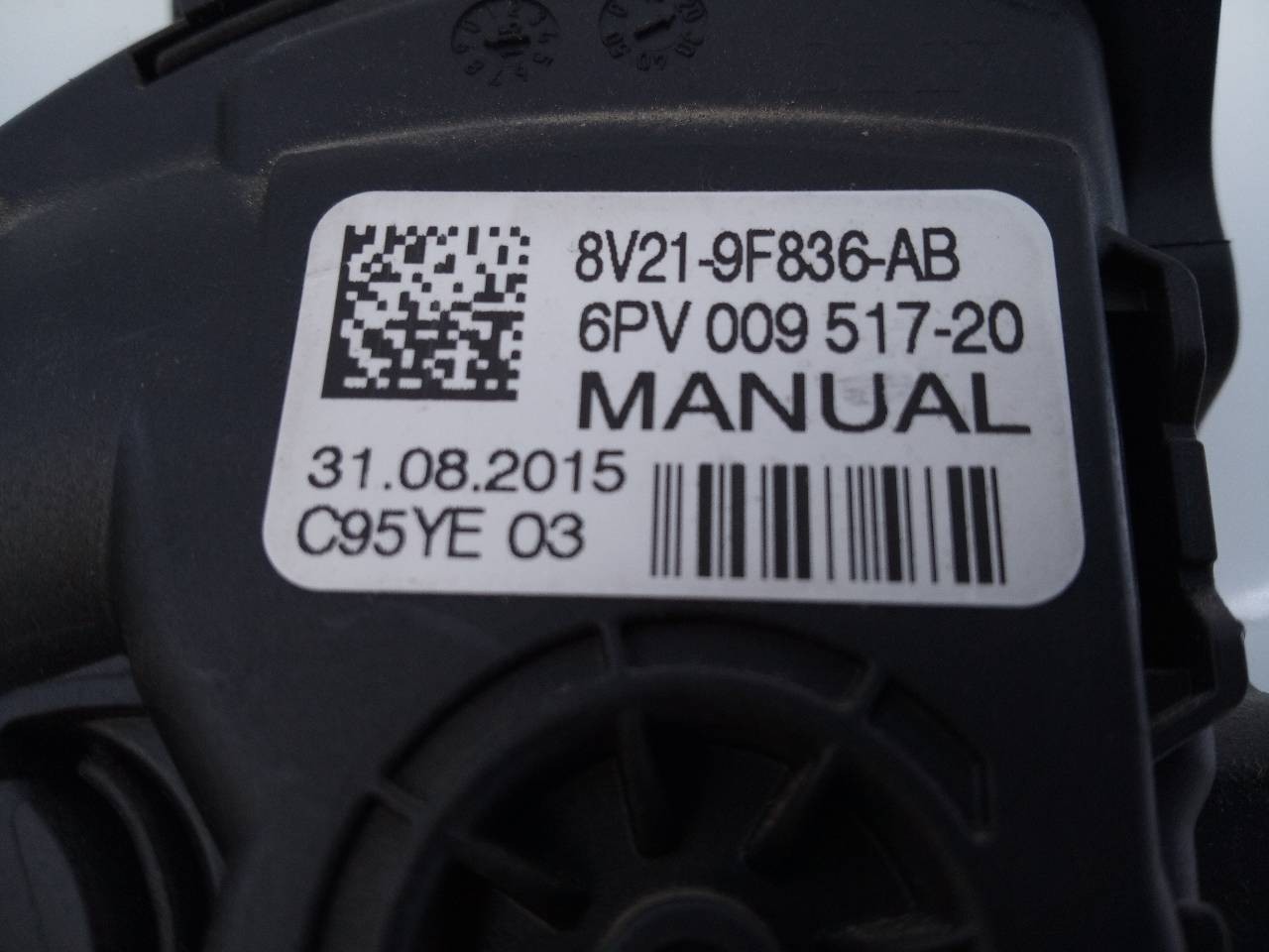 PEDAL ACELERADOR FORD TRANSIT COURIER 8V219F836AB / E3-B3-35-3 / 6PV00951720 8V219F836ABE3B33536PV00951720 - Vista 2