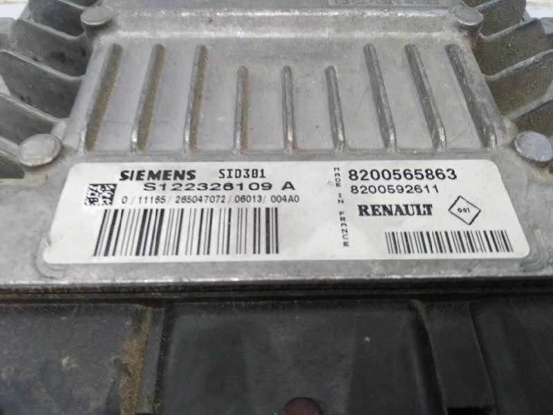 CENTRALITA MOTOR UCE RENAULT SCENIC II 8200565863 / E2-A1-34-1 / S122326109 8200565863E2A1341S122326109 - Vista 3