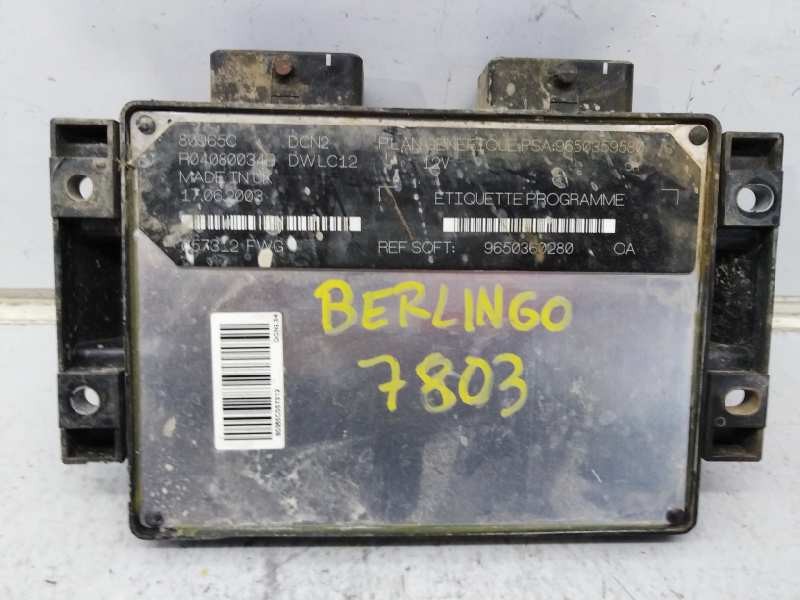CENTRALITA MOTOR UCE CITROËN BERLINGO 9650359580 / E3-B2-25-1 / 9650360280 9650359580E3B22519650360280
