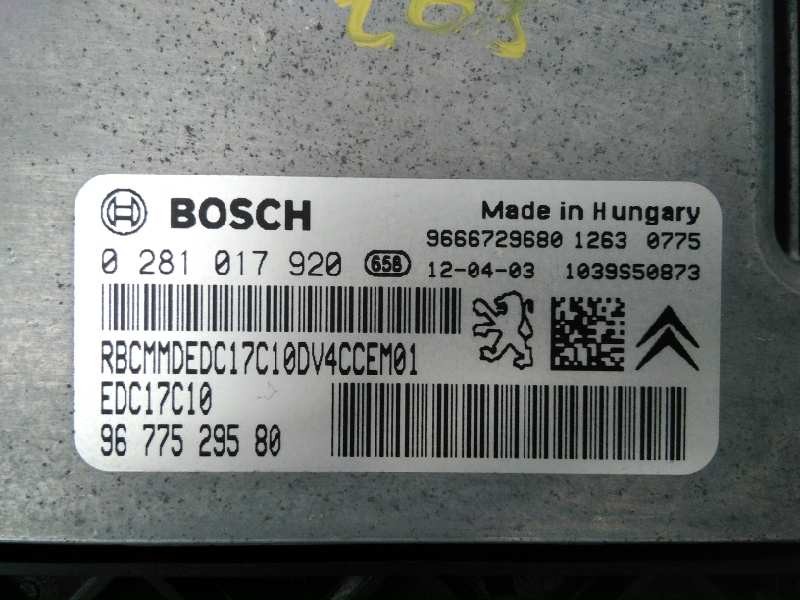 CENTRALITA MOTOR UCE PEUGEOT 208 9677529580 / E3-B2-41-4 / 0281017920 9677529580E3B24140281017920 - Vista 2