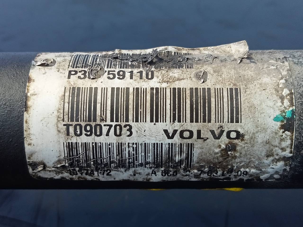 TRANSMISION DELANTERA IZQUIERDA VOLVO C70 CABRIOLET P3059110 / P1-A6-26 / T090703 P3059110P1A626T090703 - Vista 3