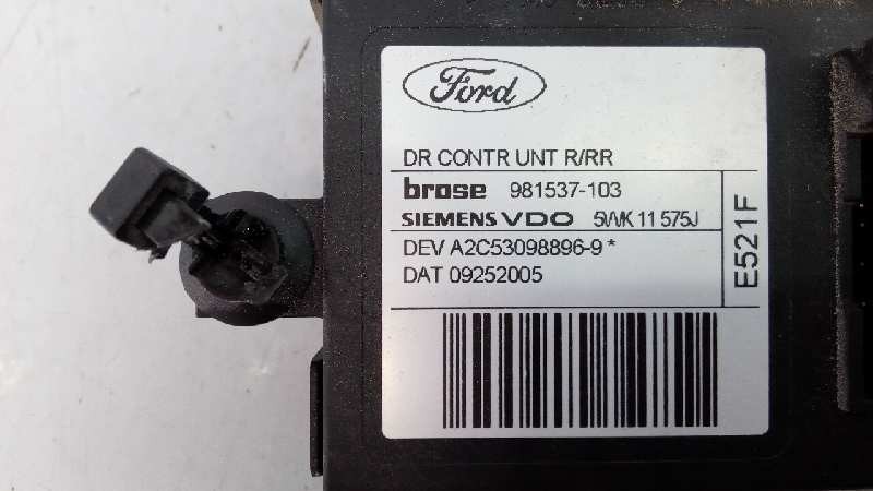 MOTOR ELEVALUNAS TRASERO DERECHO FORD FOCUS C-MAX (CAP) A2C530988969 / E2-B3-5-1 / 09252005 A2C530988969E2B35109252005 - Vista 3