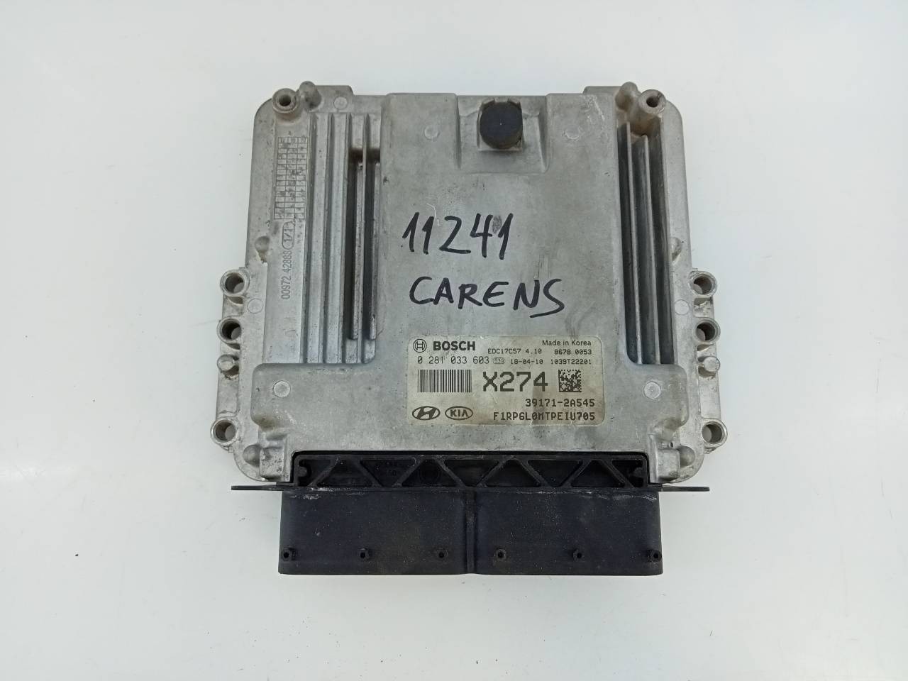 CENTRALITA MOTOR UCE KIA CARENS ( ) 391712A545 / E3-A3-23-1 / 0281033603 391712A545E3A32310281033603