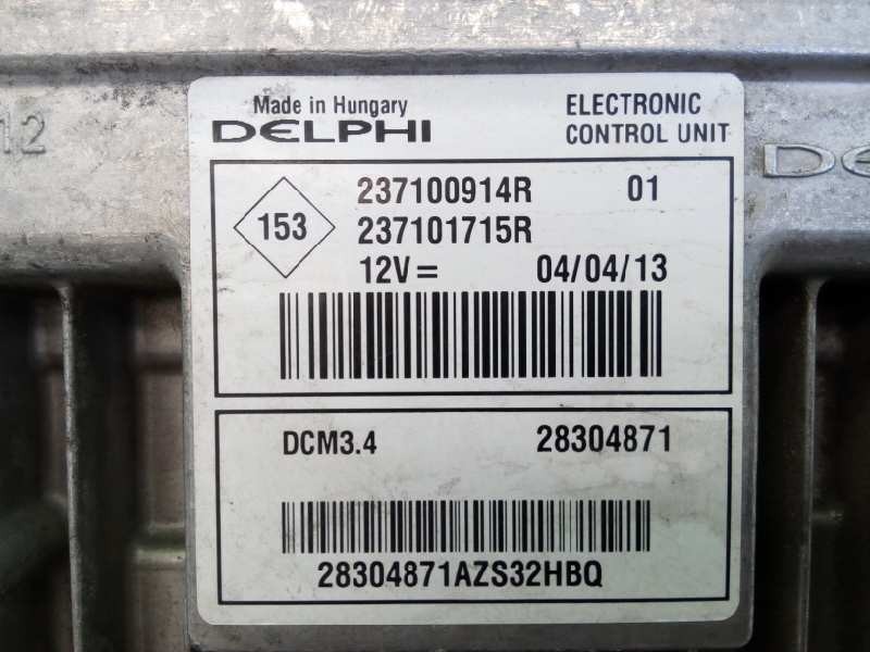 CENTRALITA MOTOR UCE RENAULT MEGANE III BERLINA 5 P 237100914R / E1-A1-3-2 / 237101715R 237100914RE1A132237101715R - Vista 3