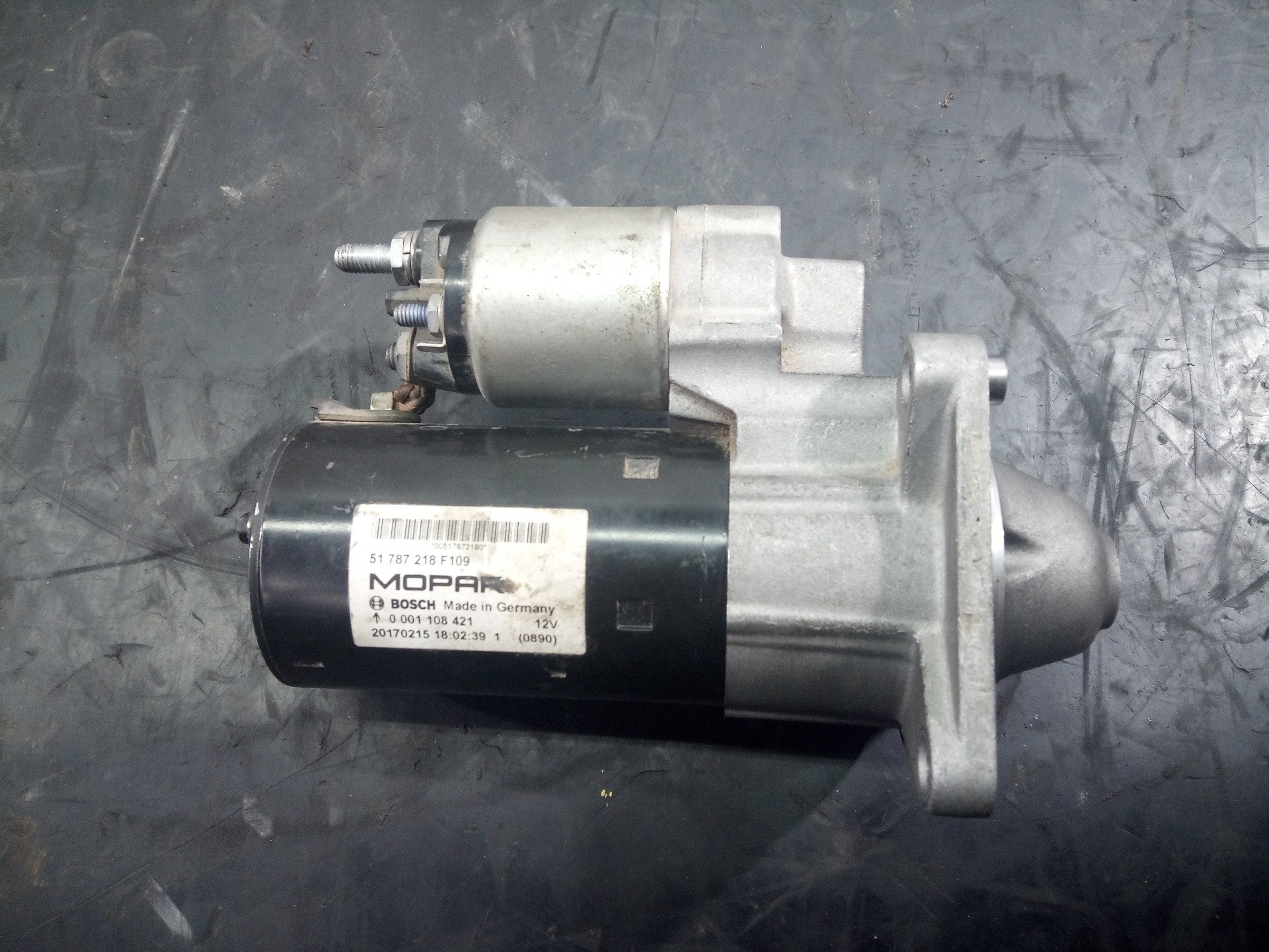 MOTOR ARRANQUE FIAT TIPO II (356) SEDAN 51787218F109 / P3-A7-5-3 / 0001108421 51787218F109P3A7530001108421