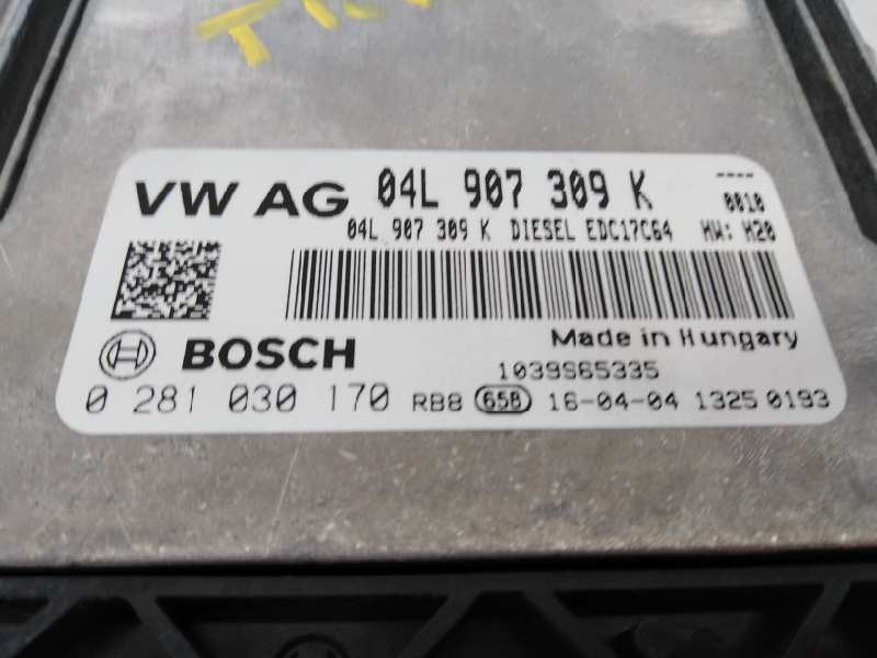 CENTRALITA MOTOR UCE VOLKSWAGEN TIGUAN (5N2) 04L907309K / E2-A1-15-1 / 0281030170 04L907309KE2A11510281030170 - Vista 2