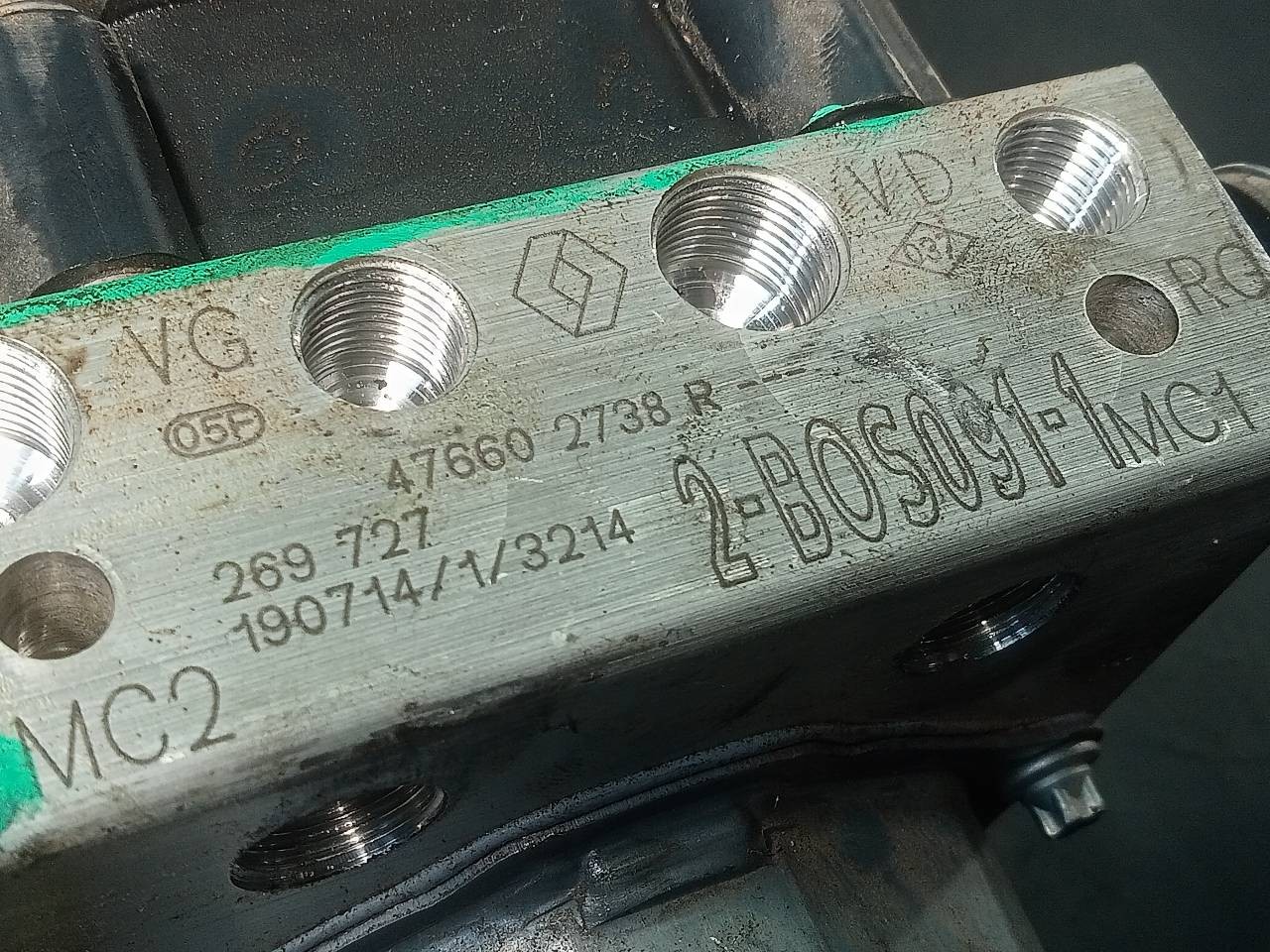 ABS DACIA DUSTER II 476602738R / P3-A8-7-4 / 19071413214 476602738RP3A87419071413214 - Vista 2