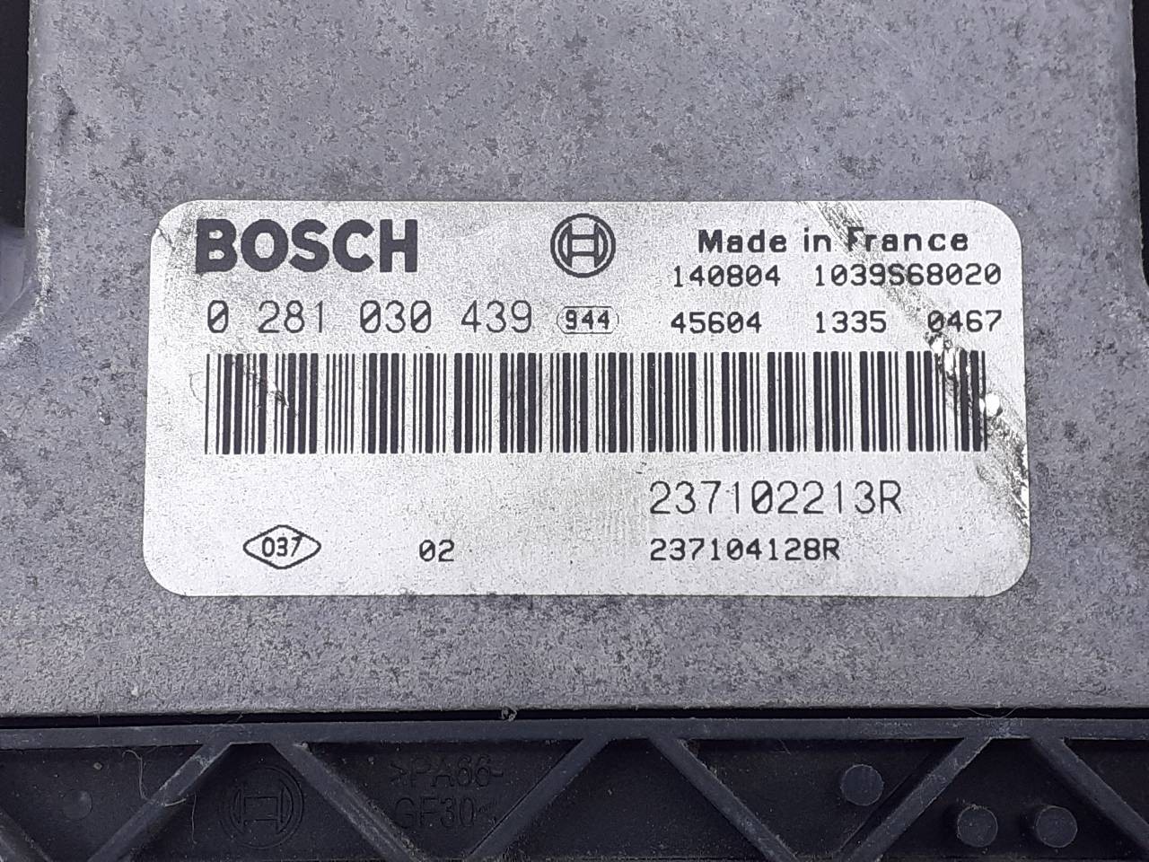 CENTRALITA MOTOR UCE DACIA SANDERO 237102213R / E2-A1-37-5 / 0281030439 237102213RE2A13750281030439 - Vista 2