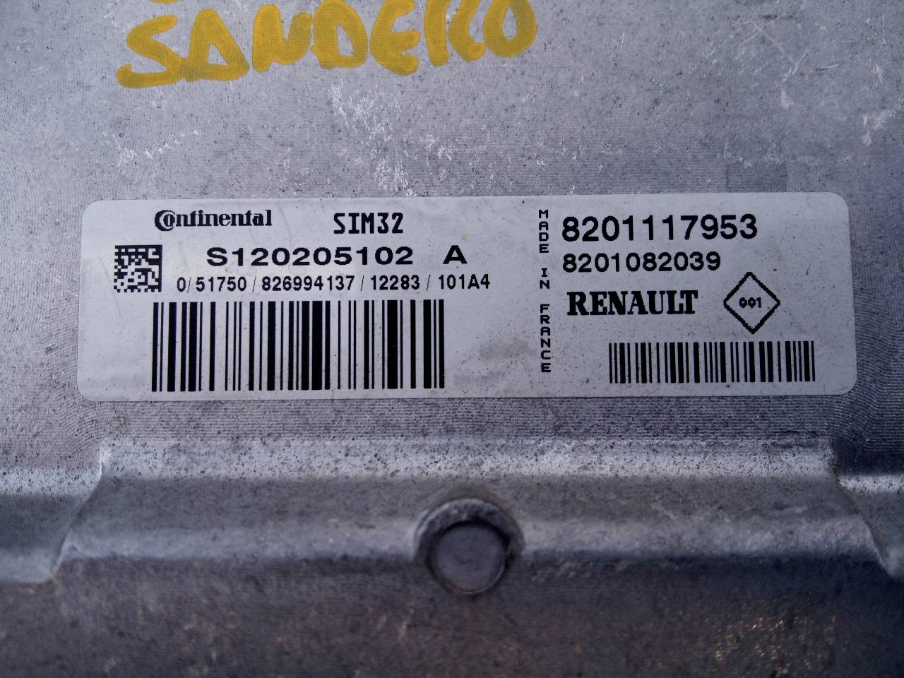 CENTRALITA MOTOR UCE DACIA SANDERO 82001117953 / E2-A1-3-2 / 8201082039 82001117953E2A1328201082039 - Vista 3