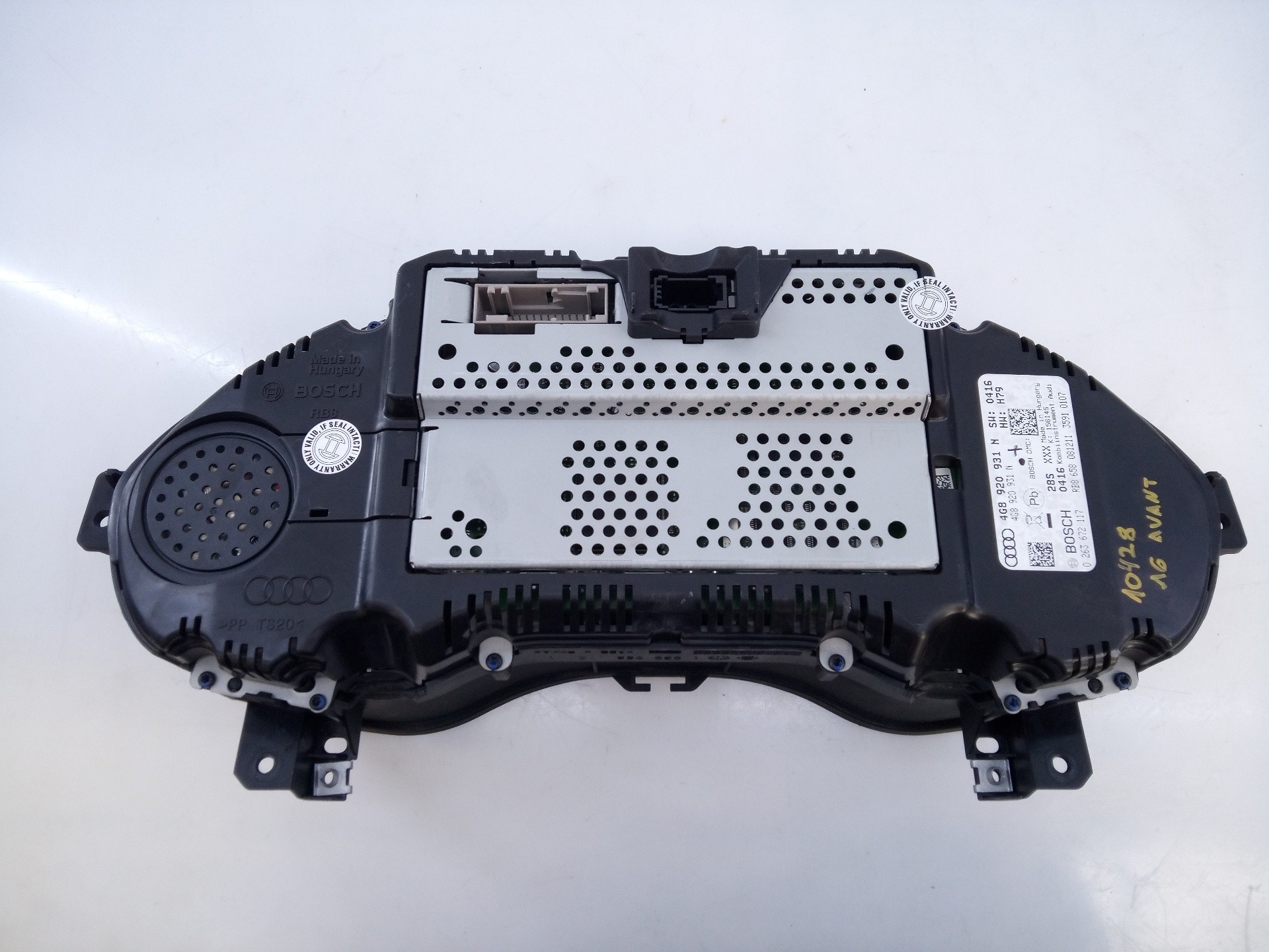 CUADRO INSTRUMENTOS AUDI A6 AVANT (4G5) 4G8920931N / E1-A5-27-2 / 0263672117 4G8920931NE1A52720263672117 - Vista 2