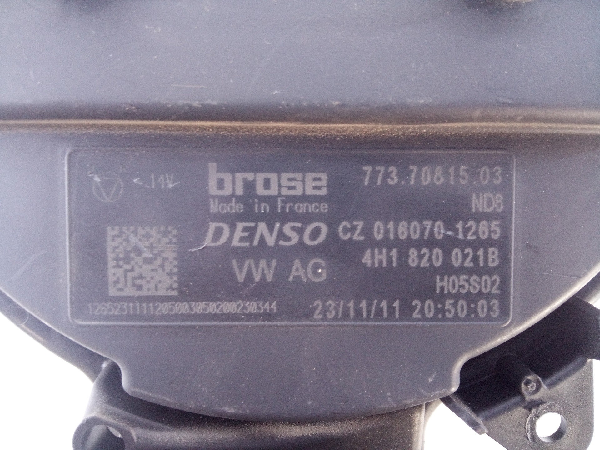 VENTILADOR CALEFACCION AUDI A6 AVANT (4G5) 4H1820021B / E1-B6-7-1 / 7737081503 4H1820021BE1B6717737081503 - Vista 2