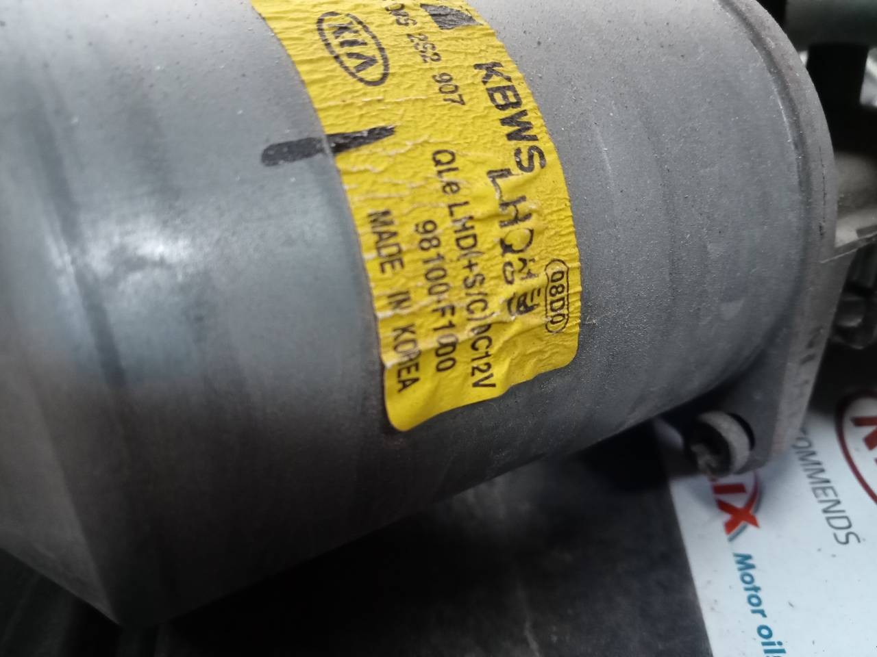 MOTOR LIMPIA DELANTERO KIA SPORTAGE 98100F1000 98100F1000 - Vista 2