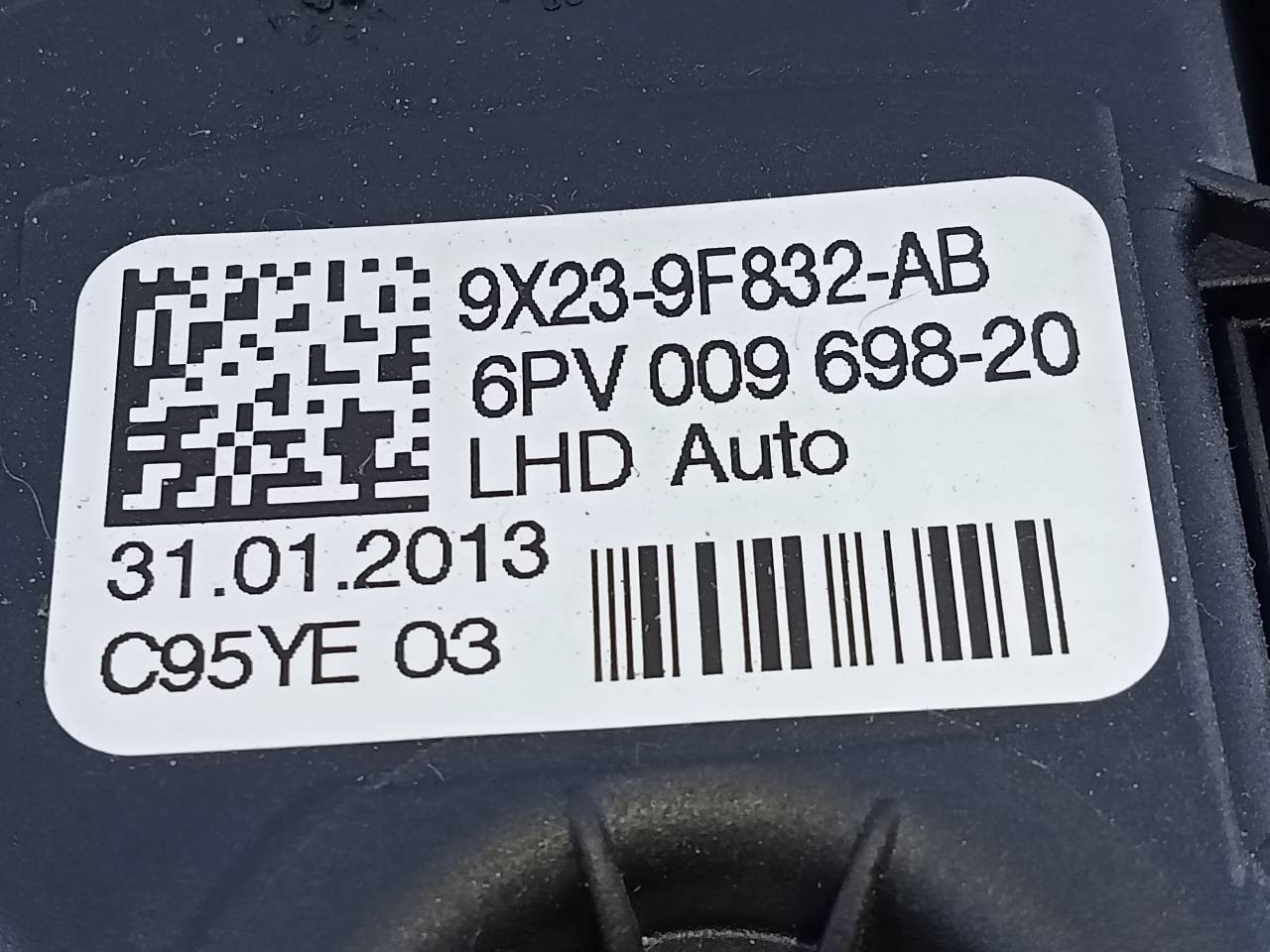 PEDAL ACELERADOR JAGUAR XF 9X239F832AB / E3-B3-54-4 / 6PV00969820 9X239F832ABE3B35446PV00969820 - Vista 2