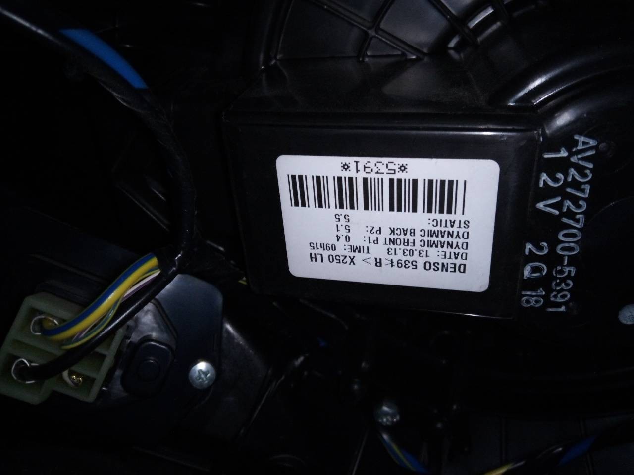 VENTILADOR CALEFACCION JAGUAR XF AV2727005391 AV2727005391 - Vista 2