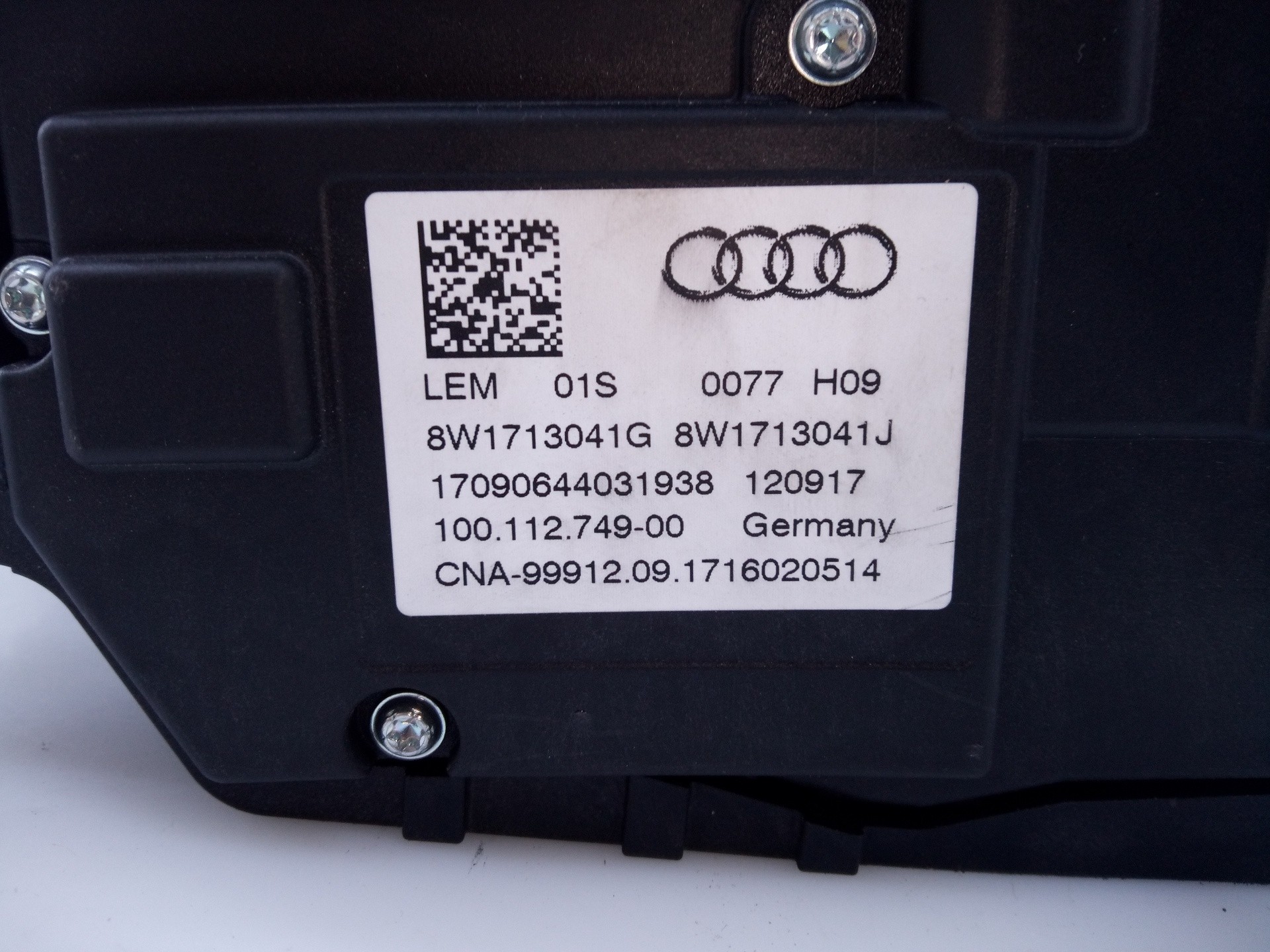PALANCA CAMBIO AUDI A5 SPORTBACK (F5A) 8W1713041G / E2-A1-4-1 8W1713041GE2A141 - Vista 2