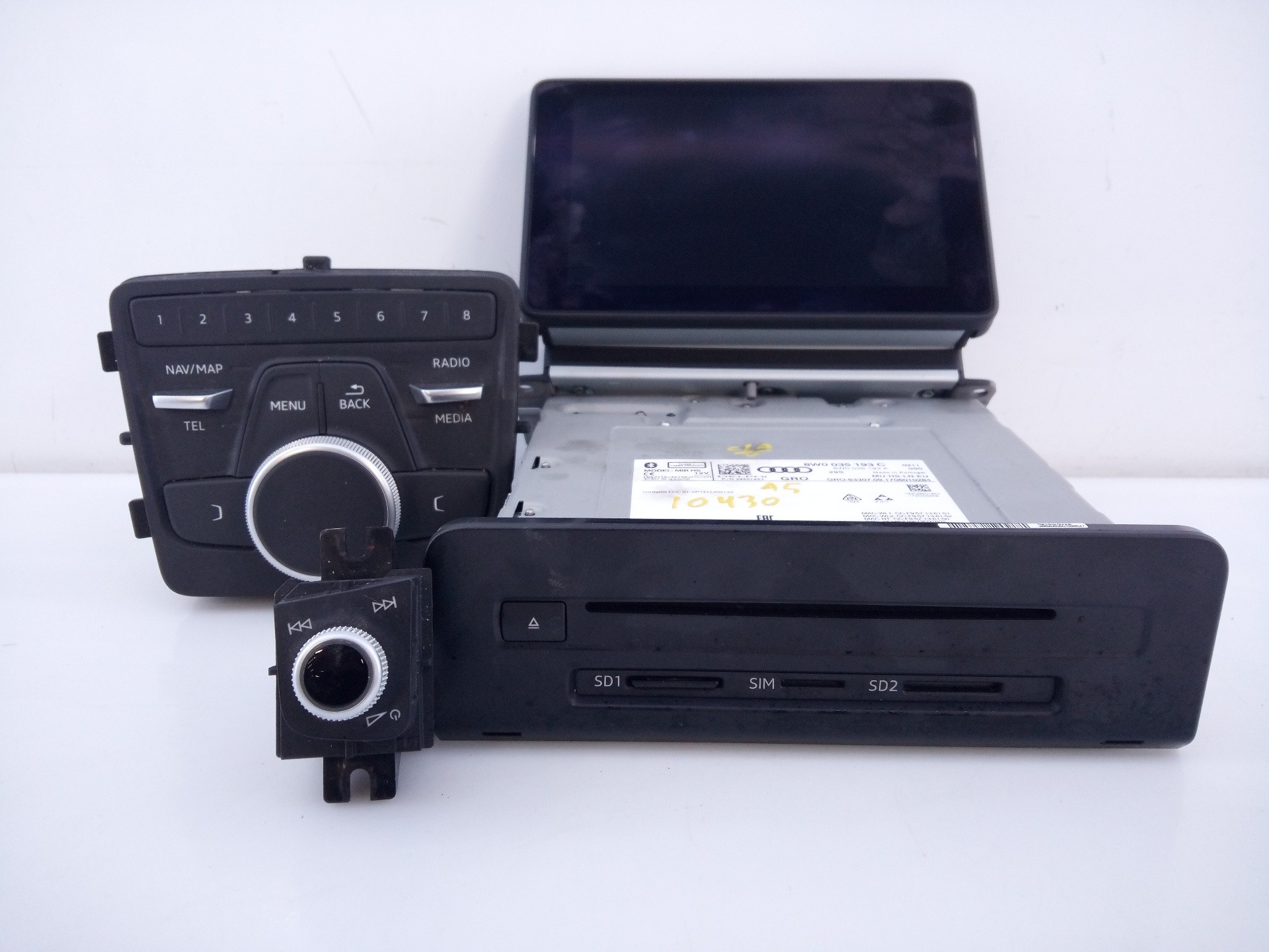 SISTEMA NAVEGACION GPS AUDI A5 SPORTBACK (F5A) 8W1919604 / E2-A1-2-1 / 8W0035193C 8W1919604E2A1218W0035193C