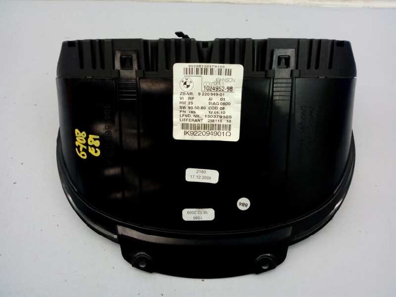 CUADRO INSTRUMENTOS BMW SERIE 1 BERLINA (E81/E87) 102495298 / E3-A2-39-2 / IK922094901Q 102495298E3A2392IK922094901Q - Vista 2
