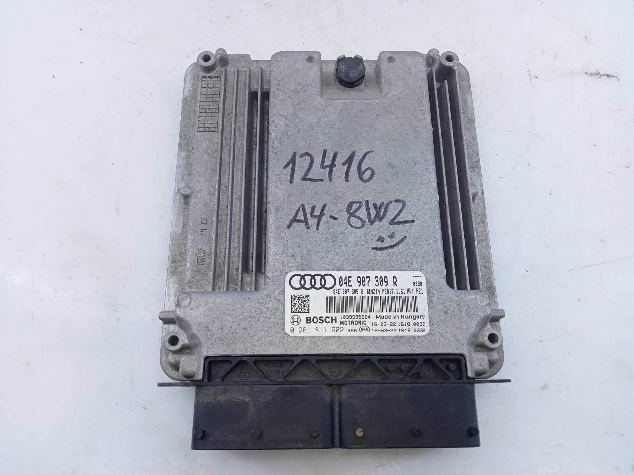 CENTRALITA MOTOR UCE AUDI A4 BERLINA (8W2) 04E907309R / E2-A1-15-2 / 0261S11902 04E907309RE2A11520261S11902