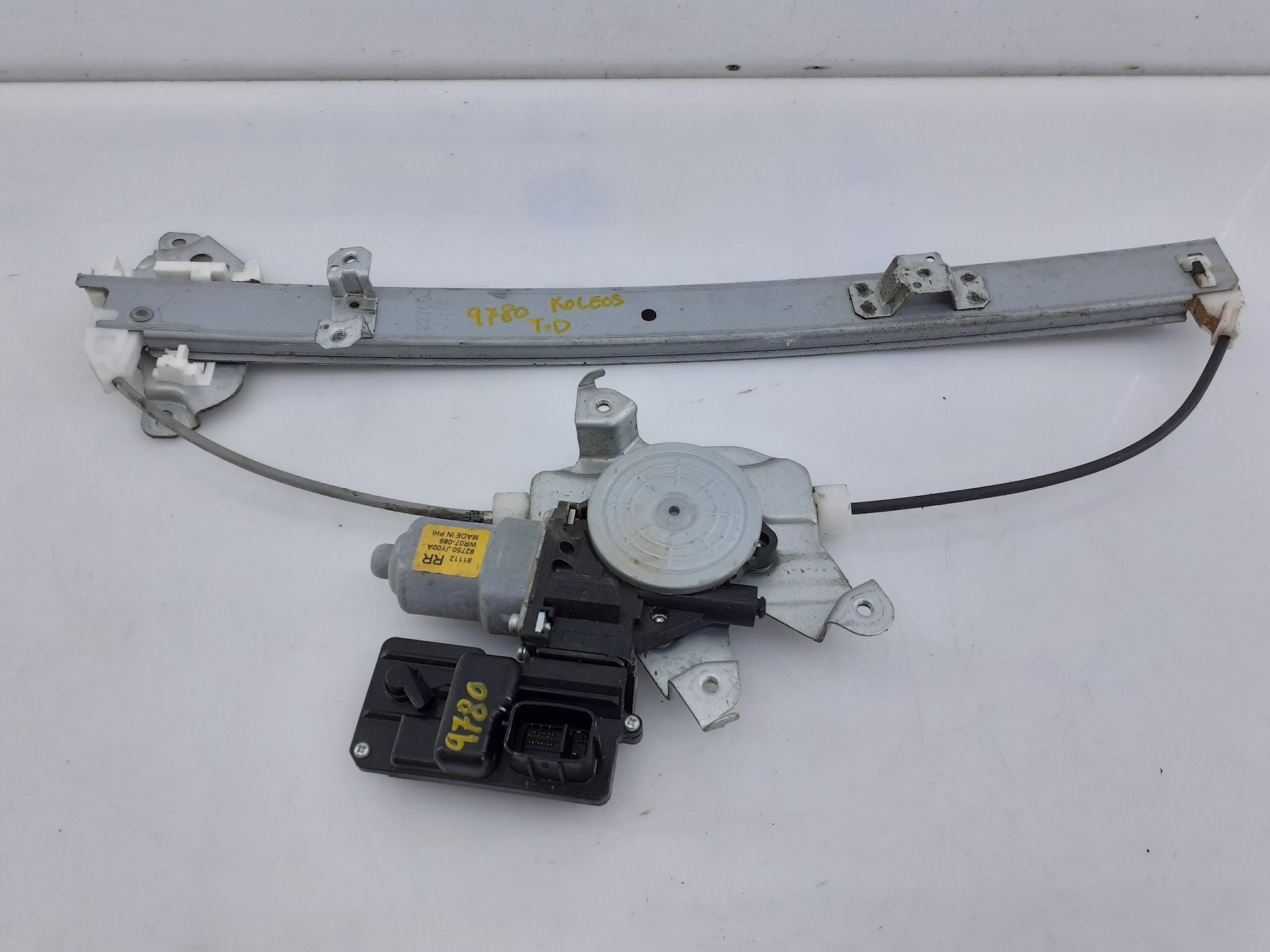 ELEVALUNAS TRASERO DERECHO RENAULT KOLEOS 82750JY00A / E1-B3-24-1 / WR07089 82750JY00AE1B3241WR07089