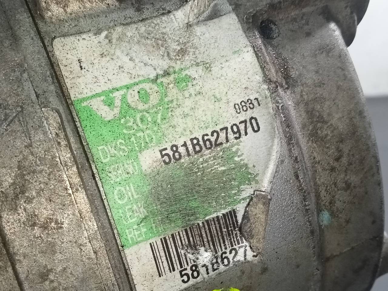 COMPRESOR AIRE ACONDICIONADO VOLVO XC90 581B627970 / P3-B2-3-3 581B627970P3B233 - Vista 3