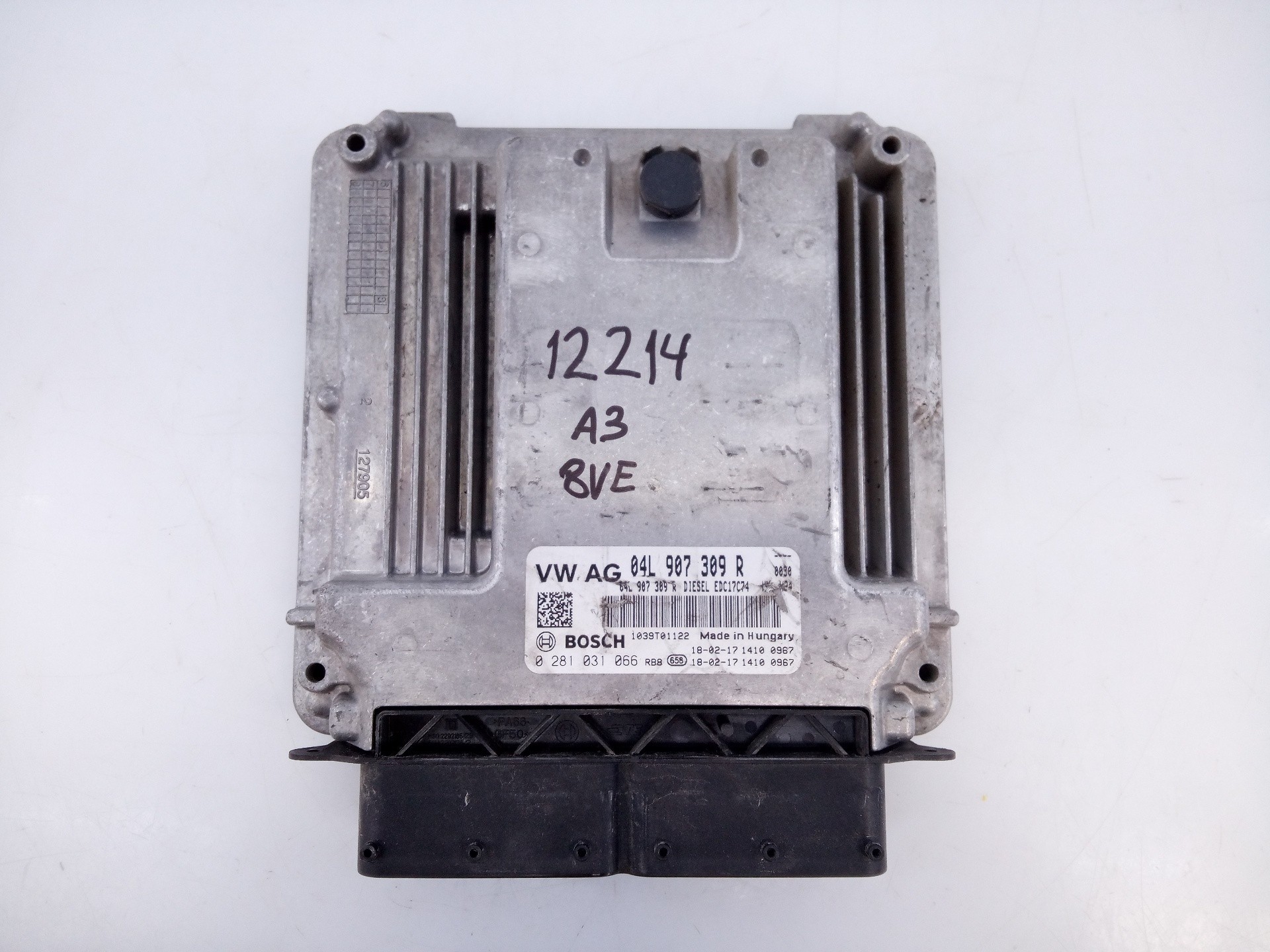 CENTRALITA MOTOR UCE AUDI A3 CABRIO (8VE) 04L907309R / E2-A1-25-1 / 0281031066 04L907309RE2A12510281031066