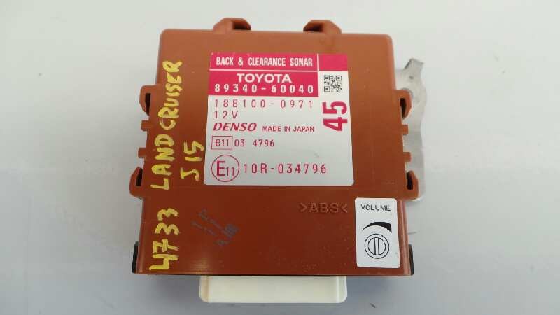 MODULO ELECTRONICO TOYOTA LAND CRUISER (J15) 8934060040 / E2-B4-3-1 / 1881000971 8934060040E2B4311881000971