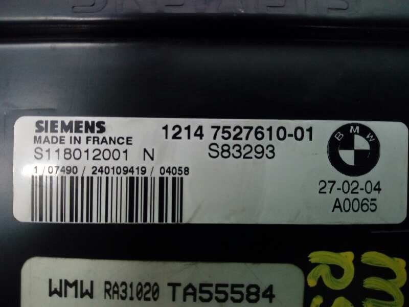 CENTRALITA MOTOR UCE BMW MINI (R50,R53) 1214752761001 / E3-A2-55-1 / 7540904 1214752761001E3A25517540904 - Vista 3