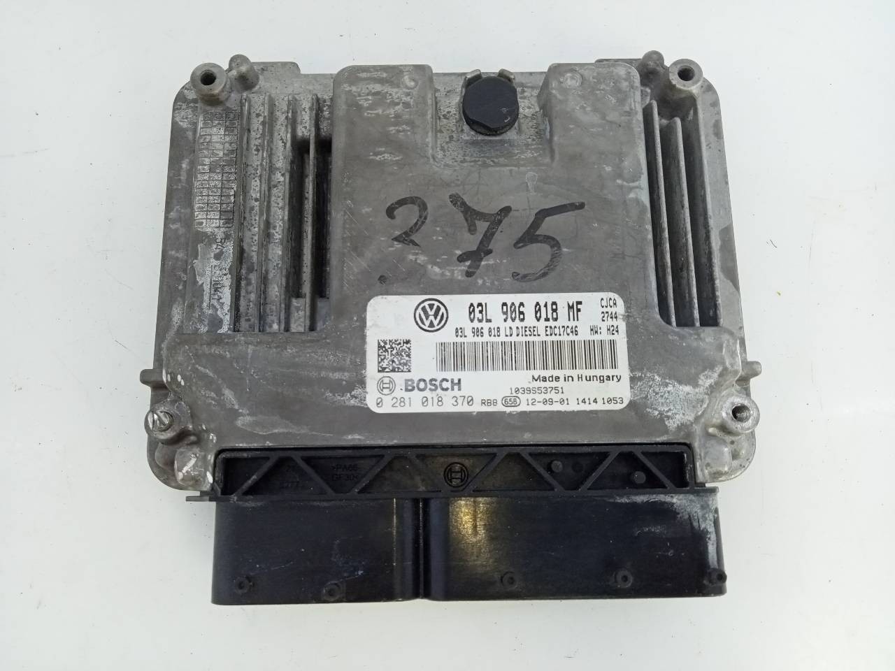 CENTRALITA MOTOR UCE SEAT EXEO ST (3R5)(2009>) 03L906018MF / E2-A1-35-7 / 0281018370 03L906018MFE2A13570281018370