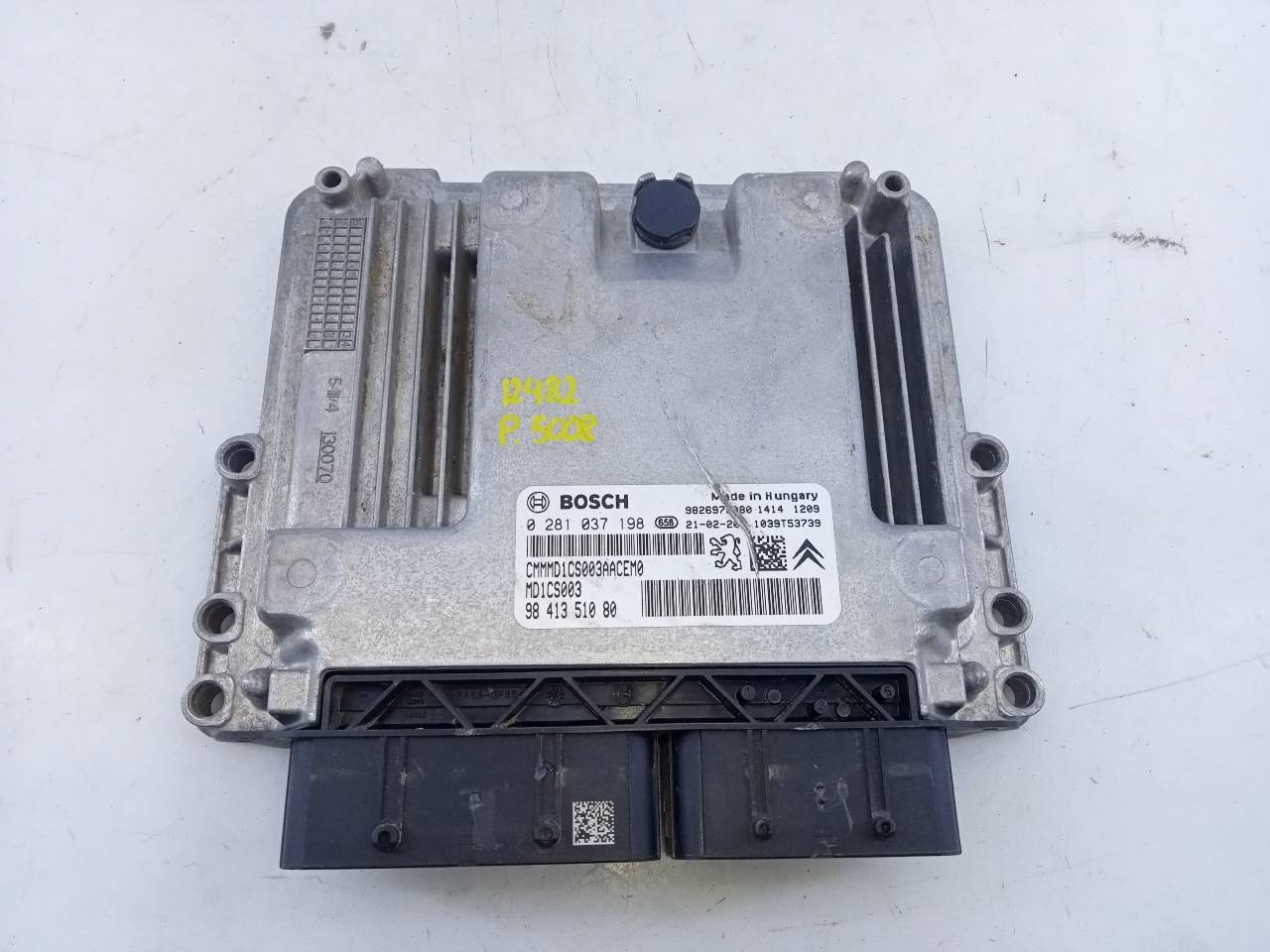CENTRALITA MOTOR UCE PEUGEOT 5008 9841351080 / E3-B2-30-1 / 0281037198 9841351080E3B23010281037198