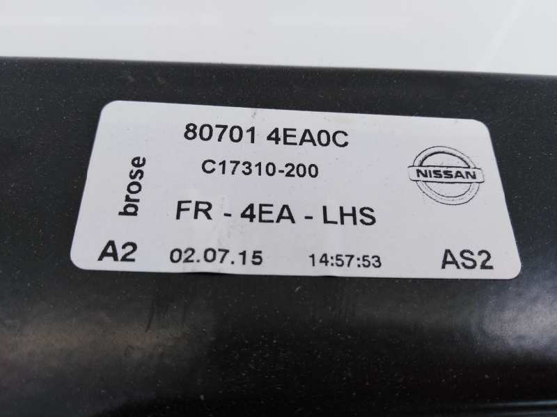 ELEVALUNAS DELANTERO IZQUIERDO NISSAN QASHQAI (J11) 807014EA0C / E2-A4-5-2 / 150123C21970 807014EA0CE2A452150123C21970 - Vista 2