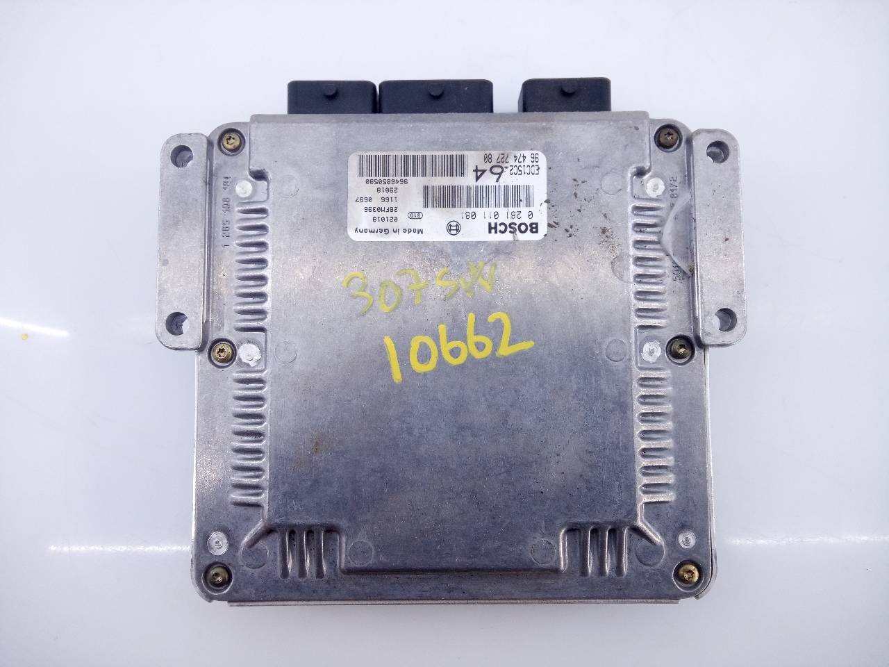 CENTRALITA MOTOR UCE PEUGEOT 307 BREAK / SW (S1) 9647472780 / E3-B2-44-1 / 0281011081 9647472780E3B24410281011081