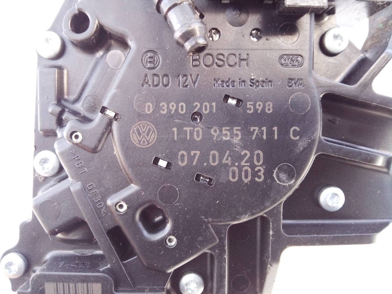 MOTOR LIMPIA TRASERO VOLKSWAGEN TOURAN (1T2) 1T0955711C / E1-B6-51-1 1T0955711CE1B6511 - Vista 2