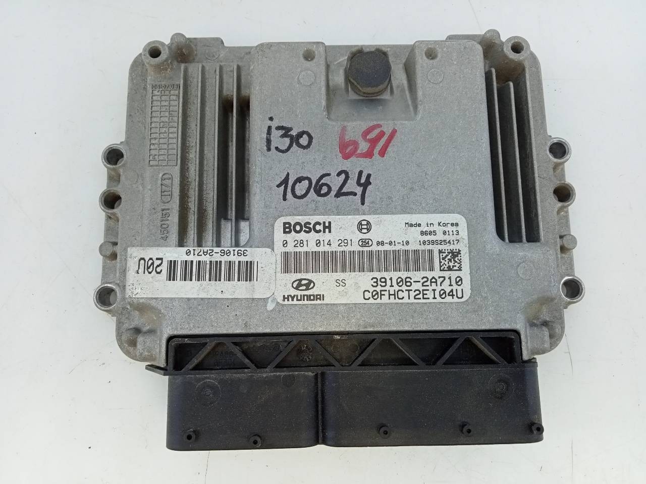 CENTRALITA MOTOR UCE HYUNDAI I30 391062A710 / E3-A3-44-2 / 0281014291 391062A710E3A34420281014291